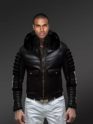 Men’s Heavy Duty Shearling Aviator Jacket