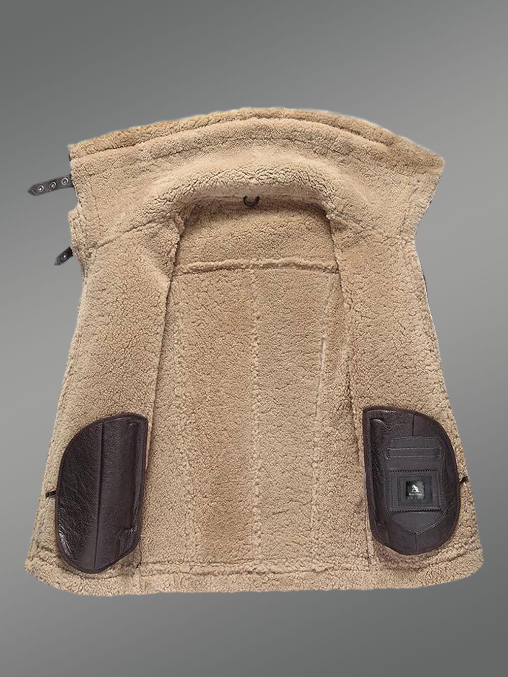 Premium Shepskin Shearling Wear in Brown - Image 4