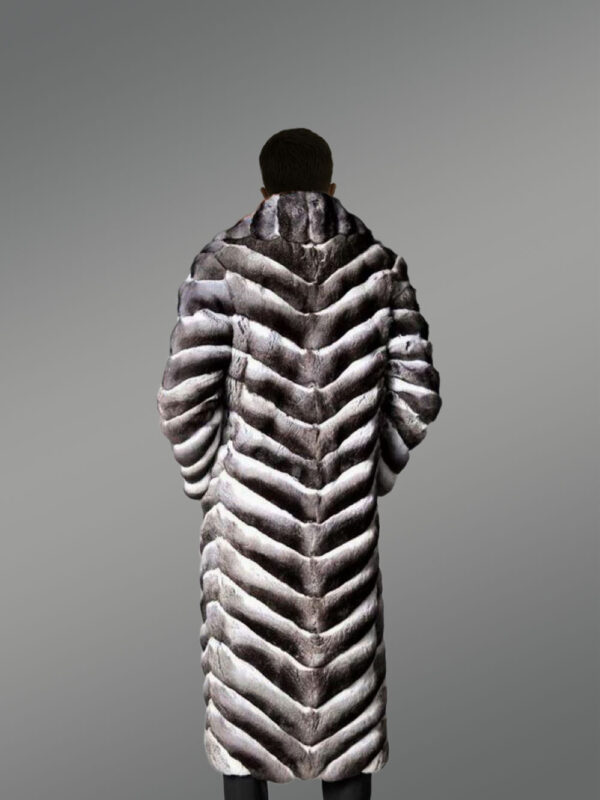 Chinchilla Fur Based Long Coat for Men with Outstanding Quality is a Must for the Wardrobe - Image 4