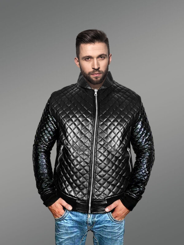 Quilted Baseball Bomber