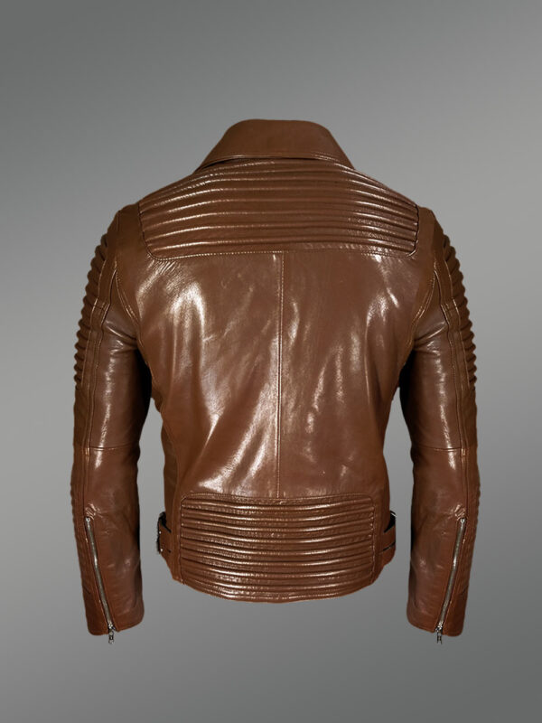 Men’s Italian Leather Moto Biker Jacket