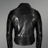 Men’s Motorcycle Biker Jacket in Black