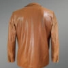 Men's Tan Dressy Leather Jacket
