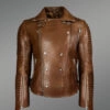 Men’s Italian Leather Moto Biker Jacket