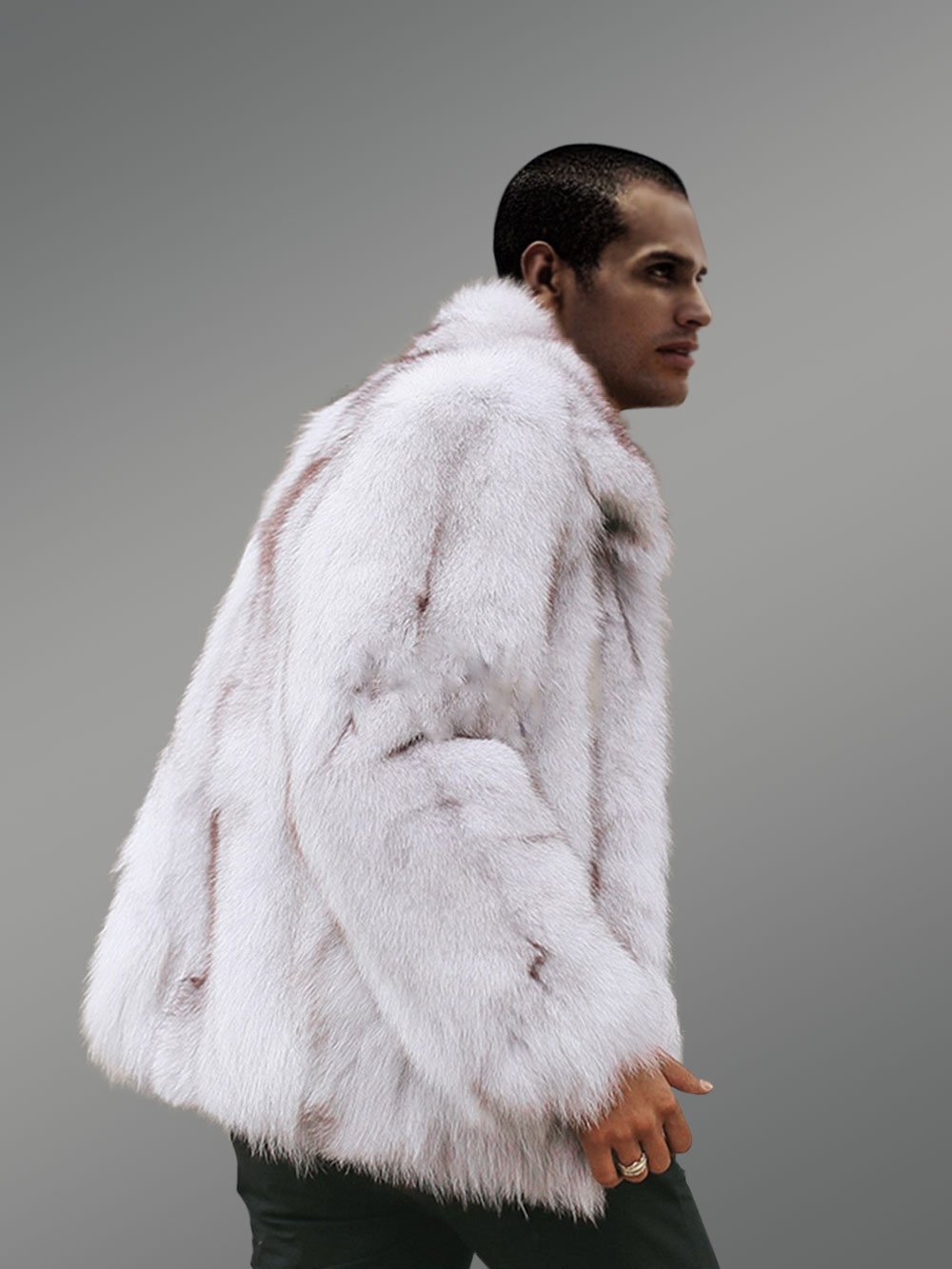 Genuine Cross Fox Fur Bomber - Image 5