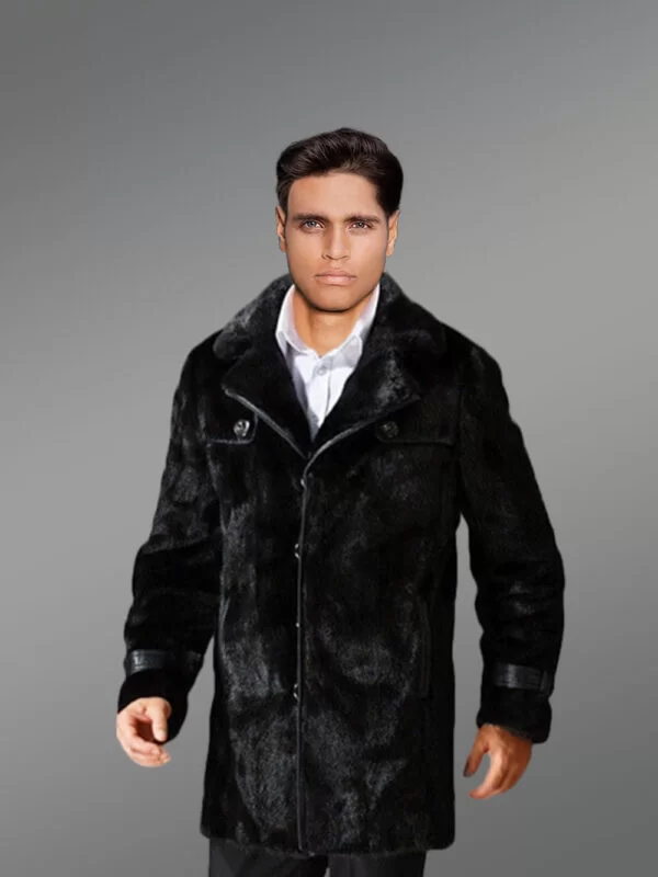 Full Skin Mink Coat for Men - Image 2