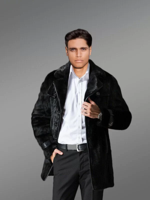 Full Skin Mink Coat For Men (2)