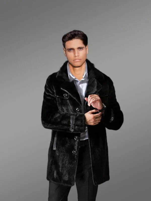 Full Skin Mink Coat for Men - Image 3