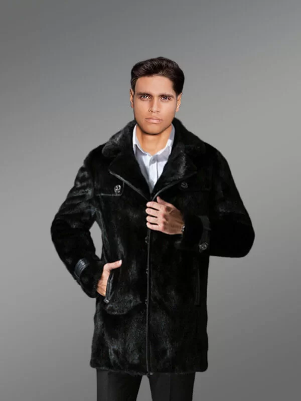 Full Skin Mink Coat for Men - Image 4