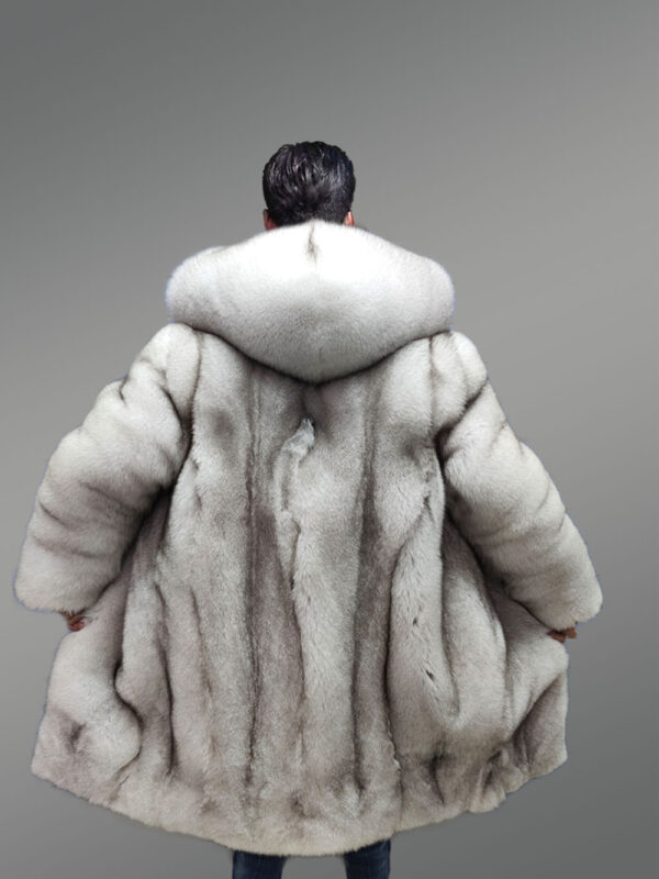 Double Sided Fox Fur Coat for Superb Warmth & Style - Image 4