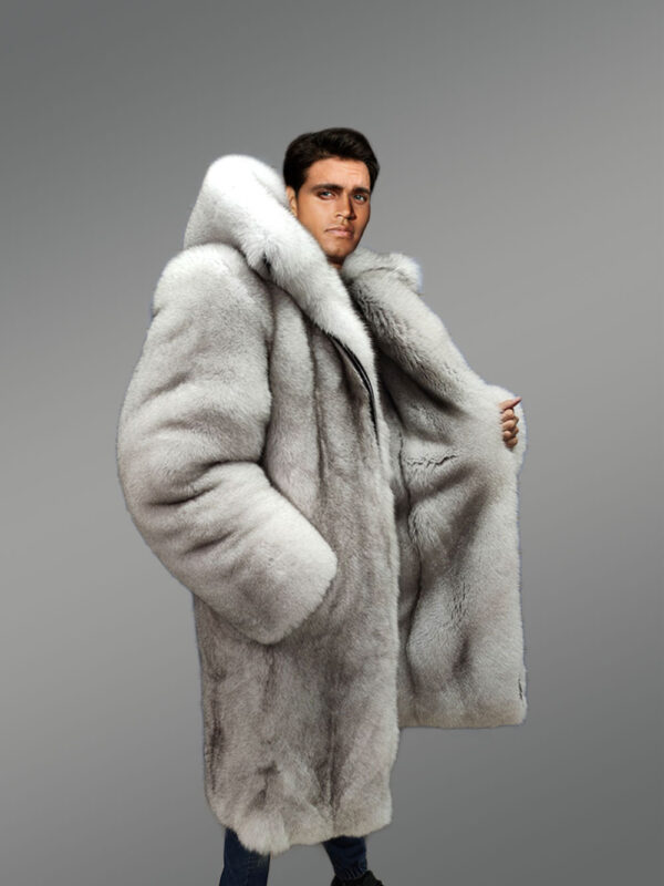 Double Sided Fox Fur Coat for Superb Warmth & Style - Image 3