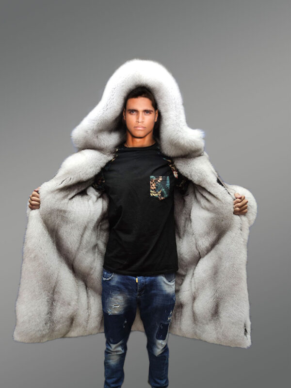 Double Sided Fox Fur Coat for Superb Warmth & Style - Image 2