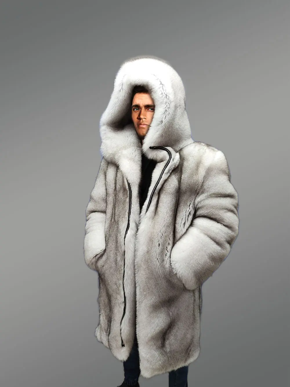 Fox Fur Coat for Superb Warmth & Style - Image 4