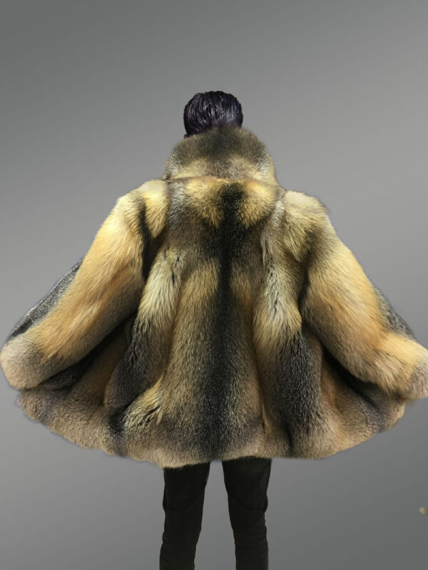 Mens Luxury Fox Fur Coat for a High-Fashion Look - Image 7