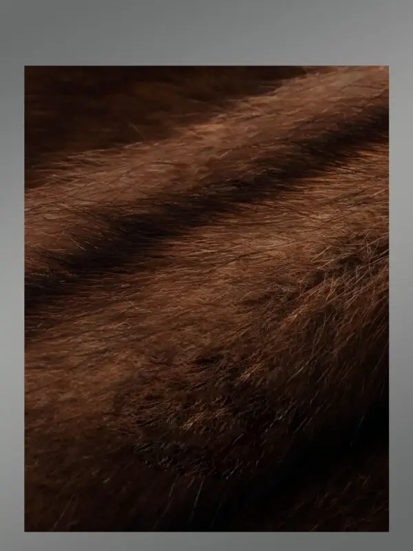 Mink Fur Men Coat with Detachable Luxury Hood - Image 9