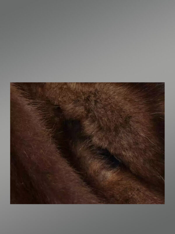 Mink Fur Men Coat with Detachable Luxury Hood - Image 7