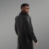 Men’s Black Classy Long Shearling Coat