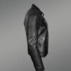 Men’s Black Leather Motorcycle Biker Jacket