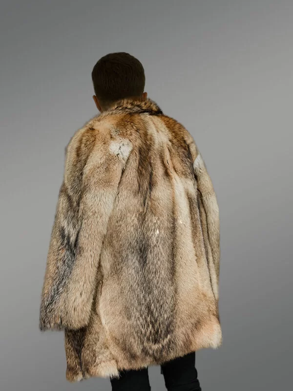 Mens Coyote Fur Jacket to Look Spectacular at Any Time - Image 3