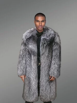 Mens Knitted Fur Coat for an Extraordinary Look