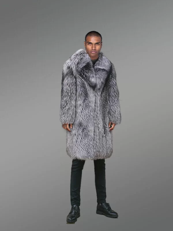Mens Knitted Fur Coat for an Extraordinary Look - Image 2