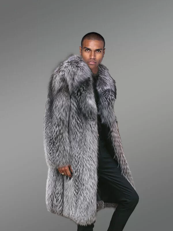 Mens Knitted Fur Coat for an Extraordinary Look - Image 3