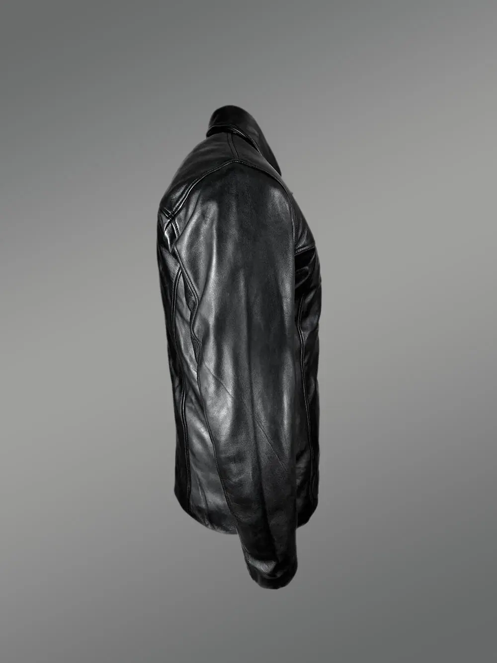 Mens Black Lambskin Leather Jacket – Charismatic Looks with a Touch of Comfort - Image 2