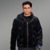Mink Fur Jacket for Men With Hood
