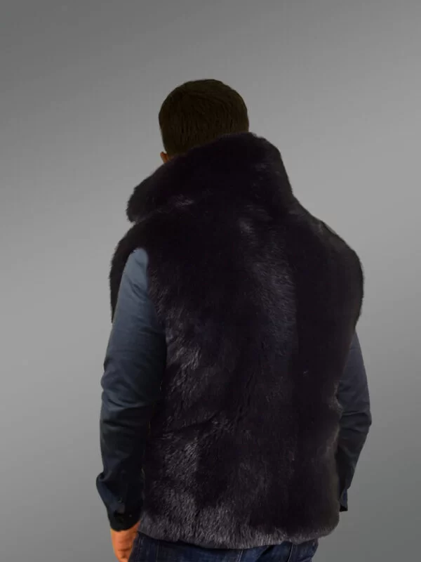 Original Fur Vests In Black for Bold and Stylish Men - Image 3