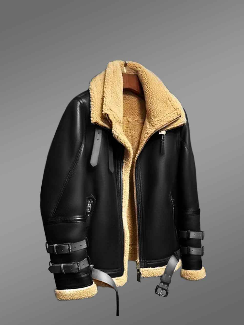 Yellow Shearling Jacket