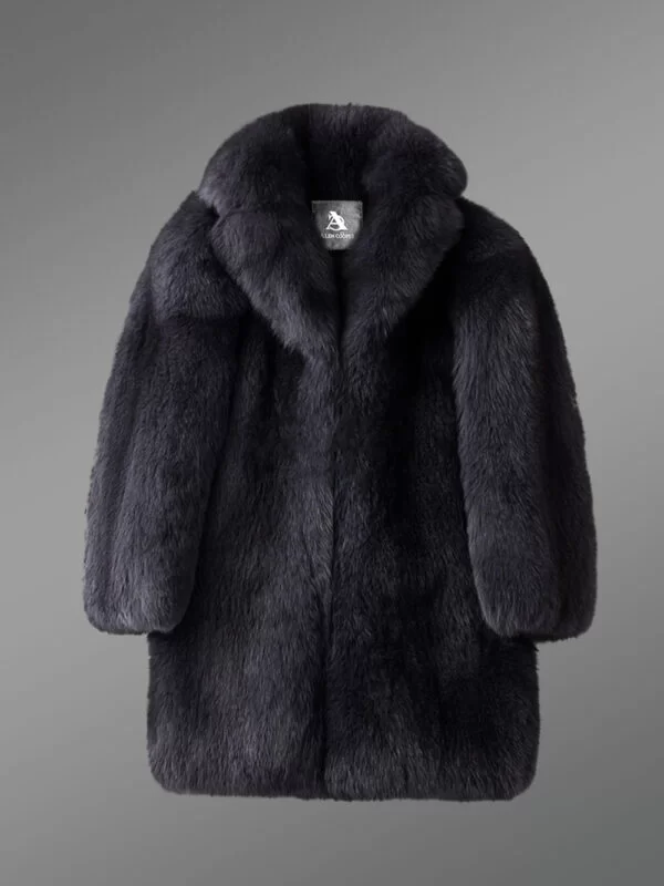 Mens Fox Fur Trench Coat – Magnificent Winter Outfit - Image 6