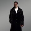 Sheared Mink Fur Coat for Men