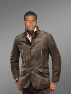 Ultra Warm Vintage Shearling Coat