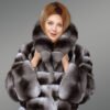 Authentic and Real Chinchilla Fur Bomber furrik (4)