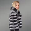 Authentic and Real Chinchilla Fur Bomber furrik (5)