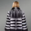 Authentic and Real Chinchilla Fur Bomber furrik (8)