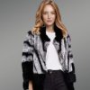 Bi-Color Real Fur Winter Vest for Women