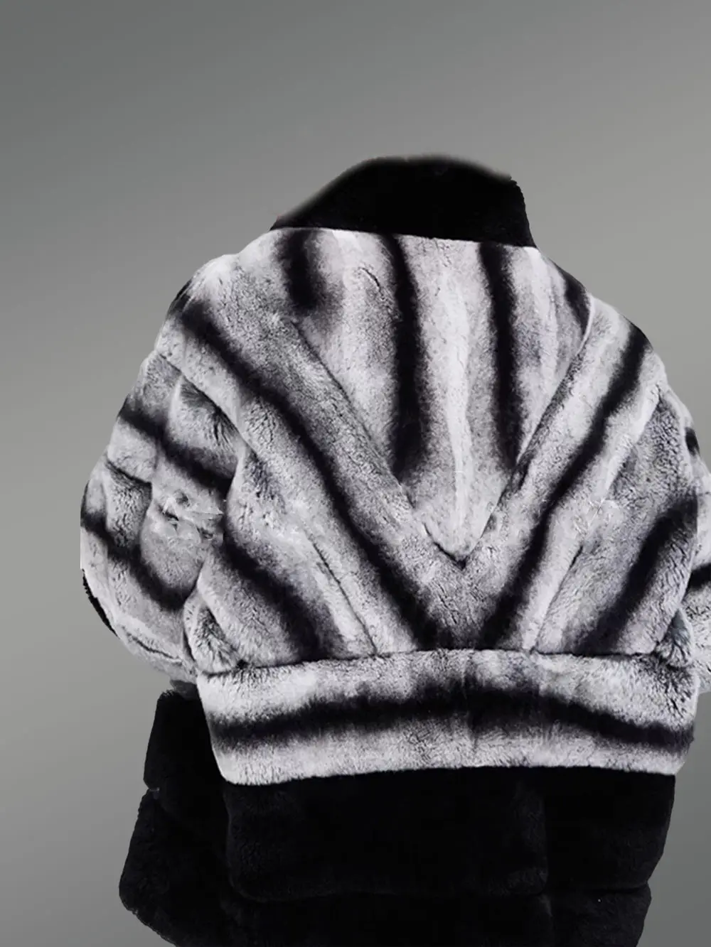 Korean Styled Bi-Color Real Fur Winter Vest for Women - Image 9