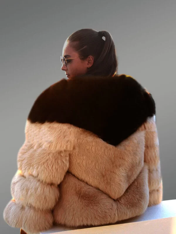 Baggy Fox Fur Coat for Women - Image 4