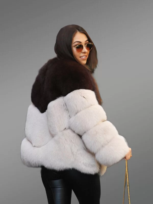 Baggy Fox Fur Coat for Women - Image 3