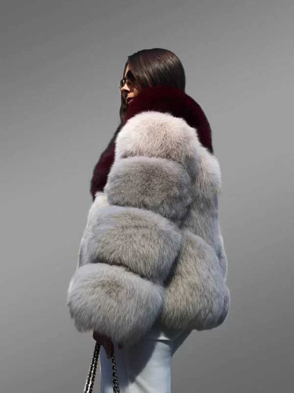 Baggy Fox Fur Coat for Women - Image 5