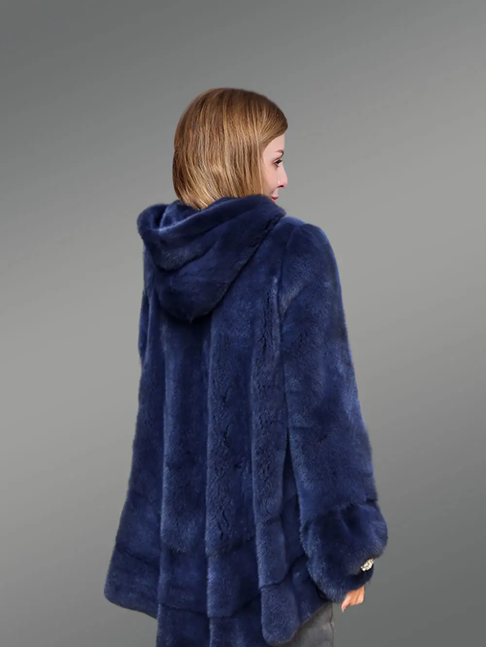 Cape Mink Fur Jacket for Women - Image 3