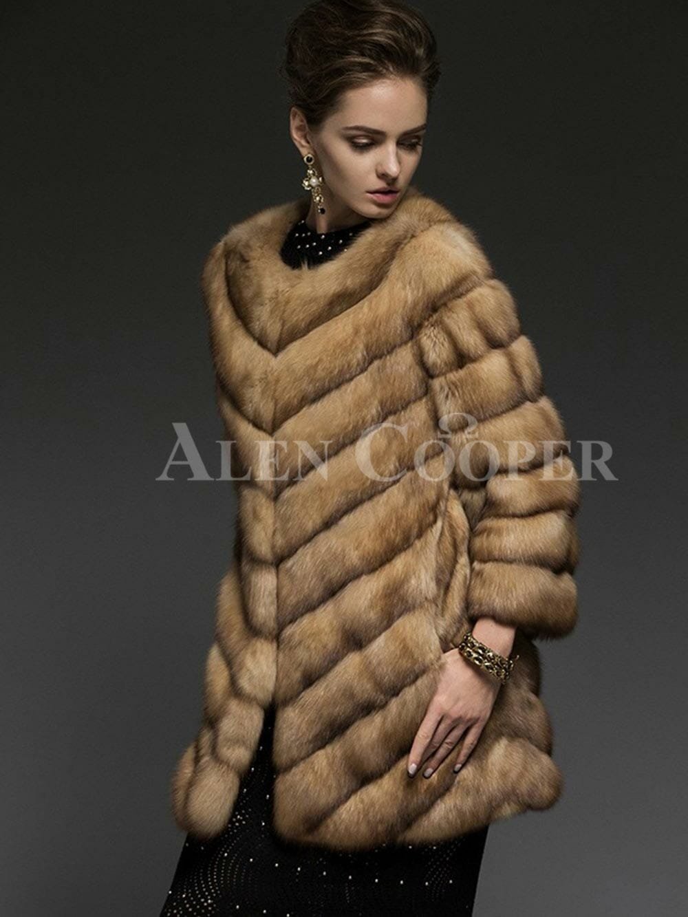 Exotic Version of Russian Sable Fur Coat for The Modern Women - Image 3