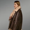 Coffee Brown Sheepskin Shearling