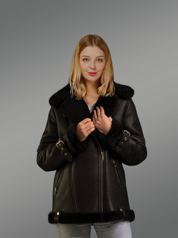 Sheepskin Shearling Jacket for Women