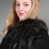 Toscana Shearling Jacket for Women in Black