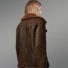 Elegant Version of Genuine Brown Shearling Coats