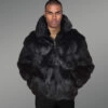 Baggy Rabbit Fur Coat