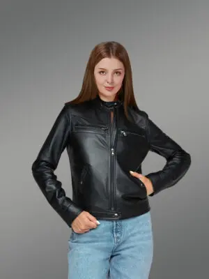 Genuine Leather Jackets In Black For Women An Indispensable Winter Wear