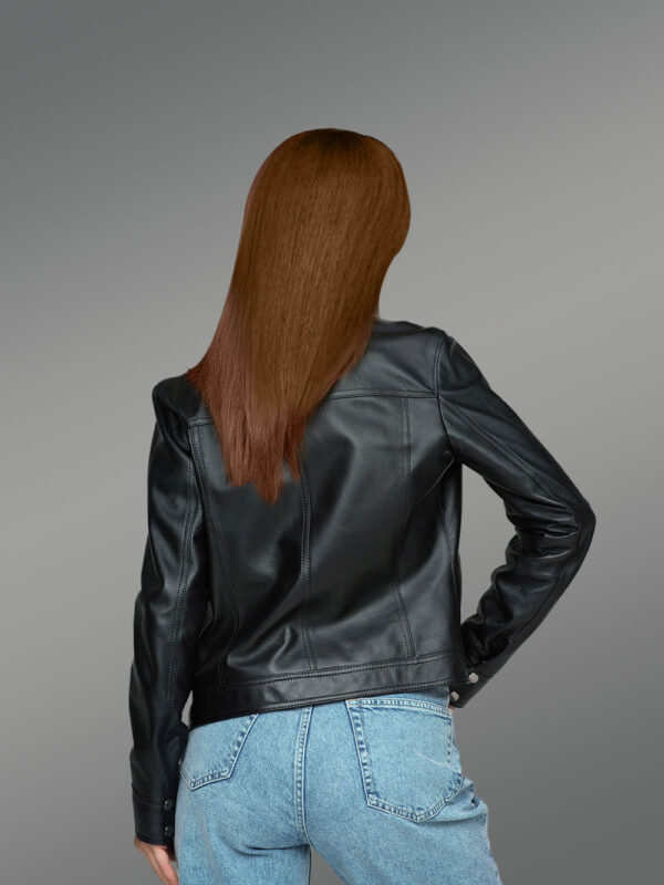 Genuine Leather Jackets In Black For Women An Indispensable Winter Wear - Image 3
